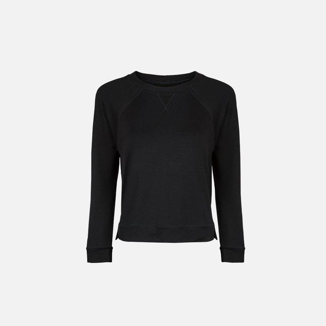 The All-Day Crew Long-Sleeve: Jet Black