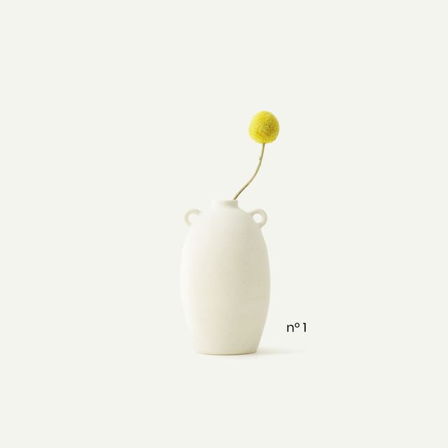 Miniature White Bud Vase / Urn