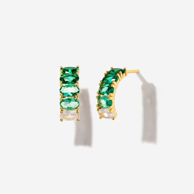 Thea Emerald Earrings