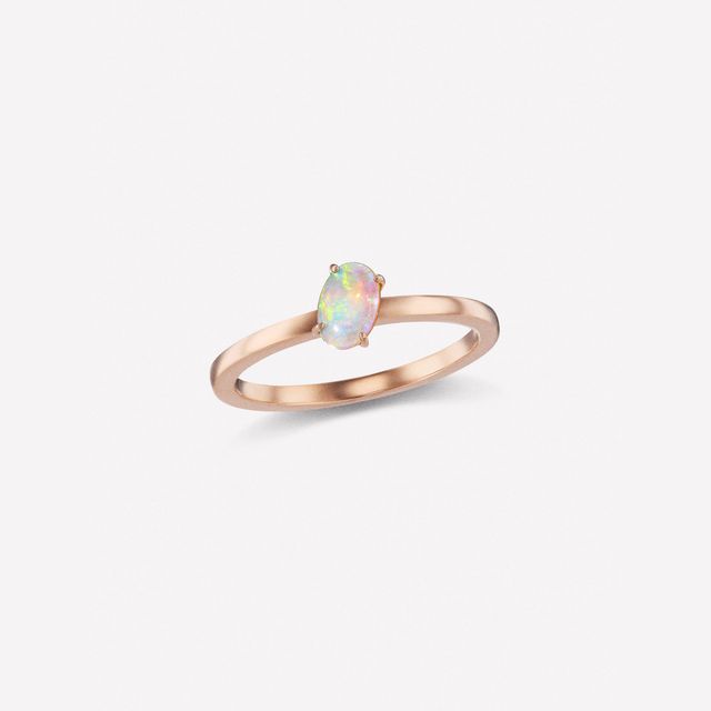 Opal Stacking Ring