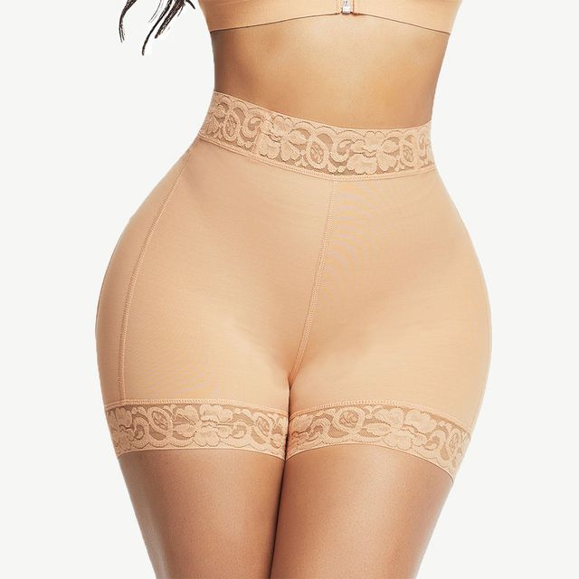 Shapellx AirSlim High Waist Lace Butt Enhancer Panty on Marmalade