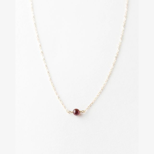Solo Gemstone Necklace