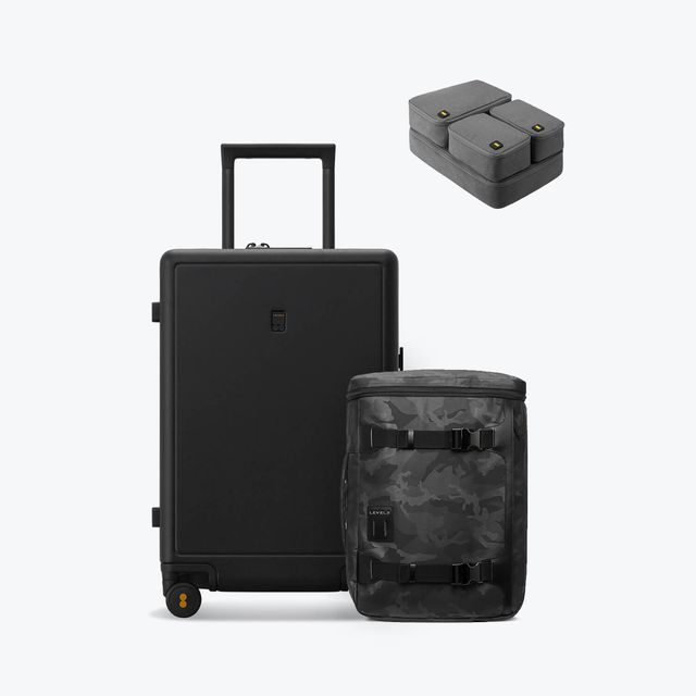 Jungle Backpack and Matte Carry-on (20'') Luggage Set