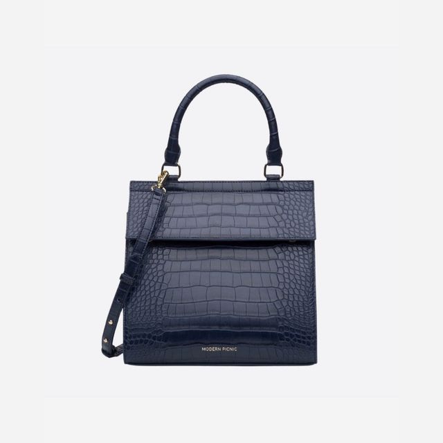 The Luncher - Navy Croc