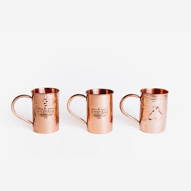 Set of Four Original Moscow Mule Mugs with Collector’s Box