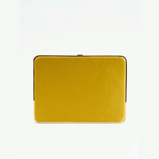 The Square Compact Case in Satin