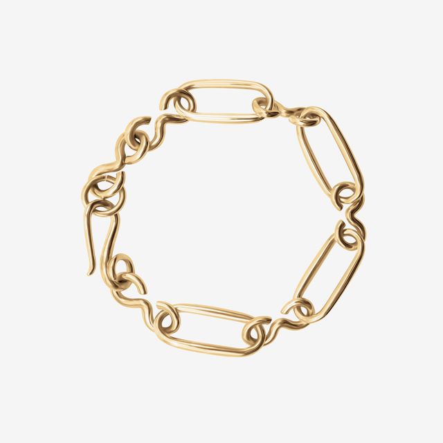 Gold Oblong Bracelet