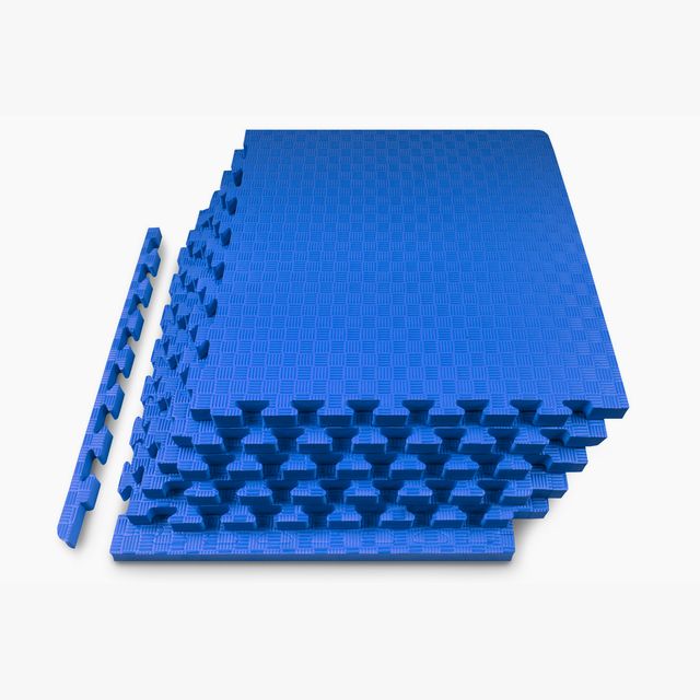 Checkered of Exercise Puzzle Mat 1-in, 24 Sq Ft