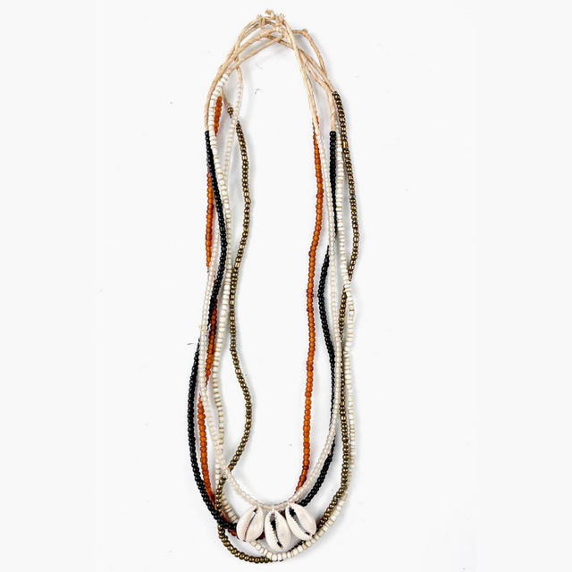 Cowrie Layer Necklace Set | Neutral