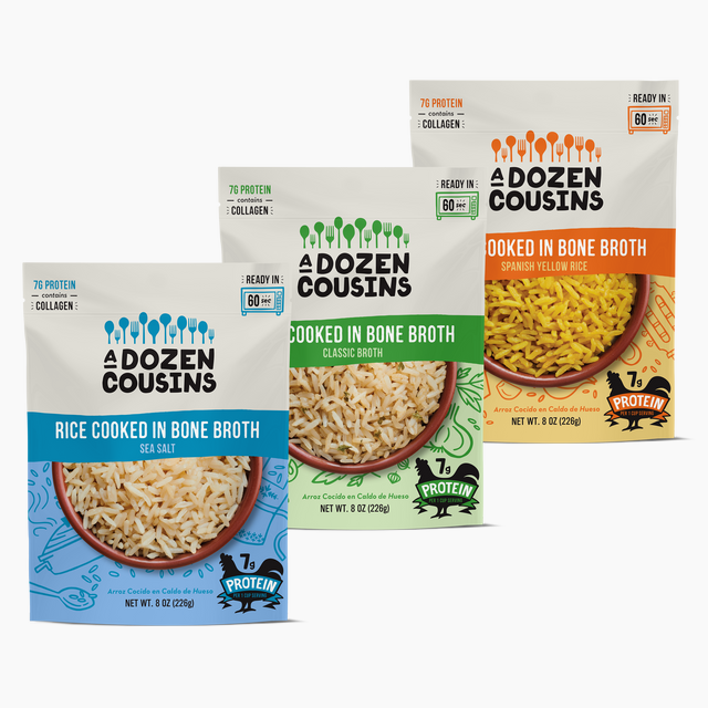 Bone Broth Rice Variety Pack (12 Pack)