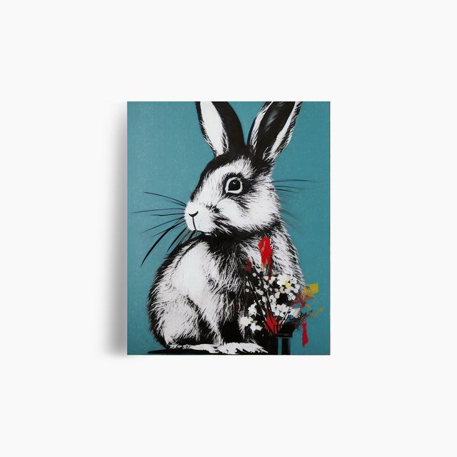 Crown Rabbit Poster