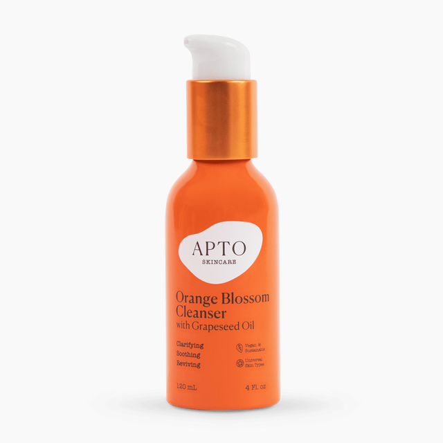 Orange Blossom Cleanser with Grapeseed Oil, Lightly Foaming Face Wash
