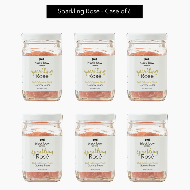 Sparkling Rosé Gummy Bear Jar (Case of 6)
