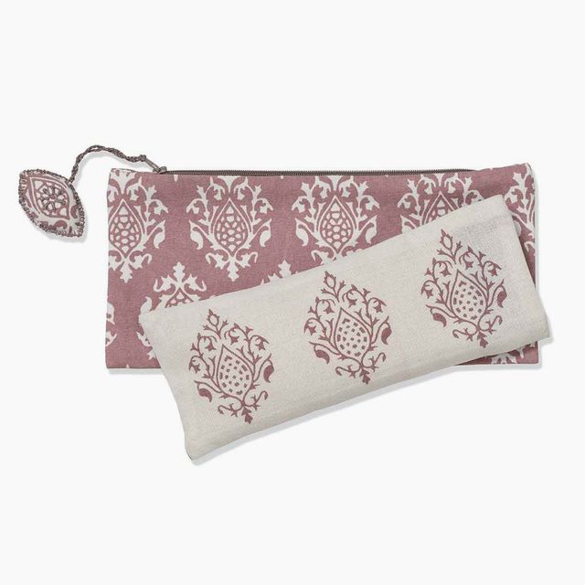 Eye Pillow Rose Darpan with Pouch