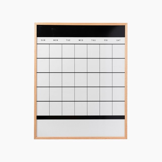 Block Compact Monthly Calendar