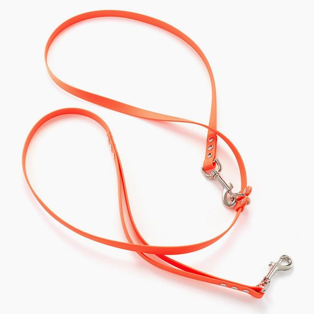 Neon Orange Hands Free Adjustable Leash, 7ft