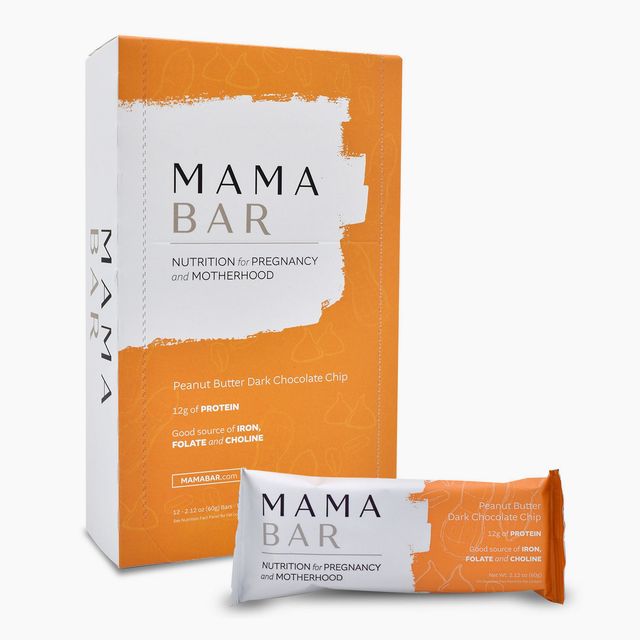 Mama Bar Peanut Butter Dark Chocolate Chip (Box of 12 bars)