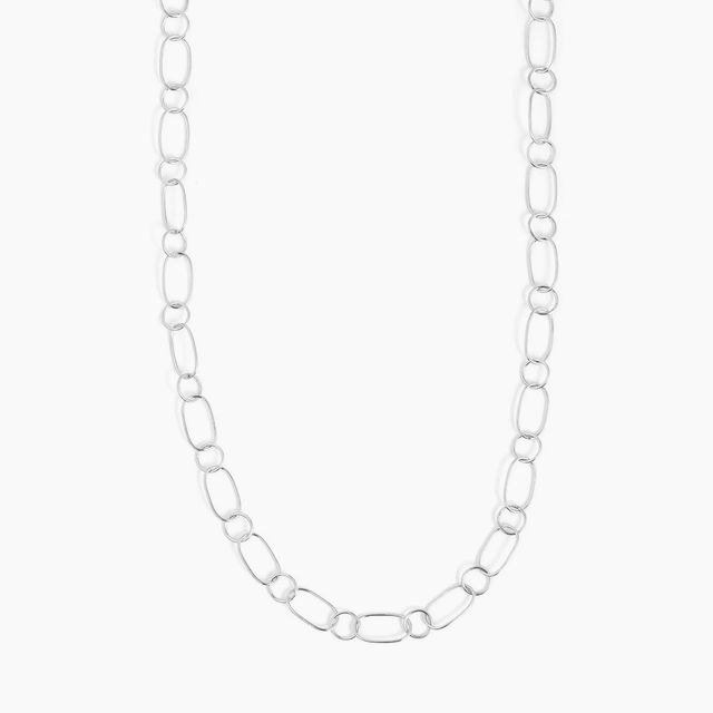Oval and round chain