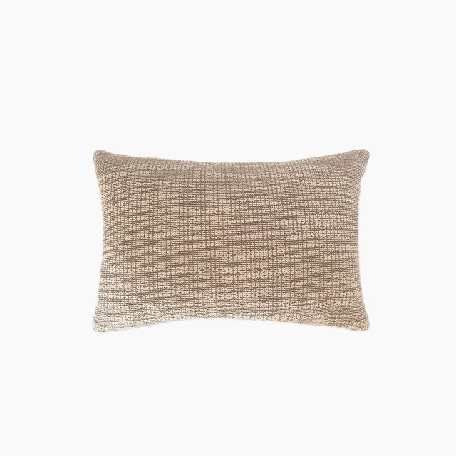 Natural Waves Mocha Indoor and Outdoor Pillow