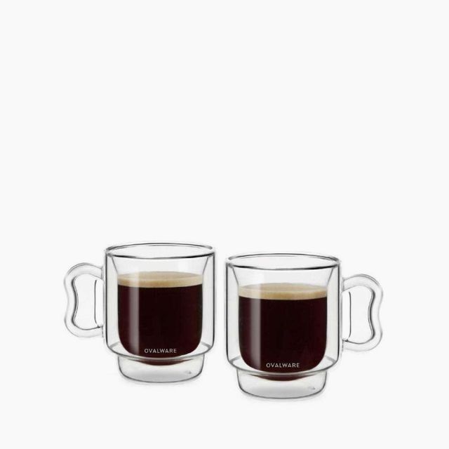 Double Wall Espresso Cups by OVALWARE