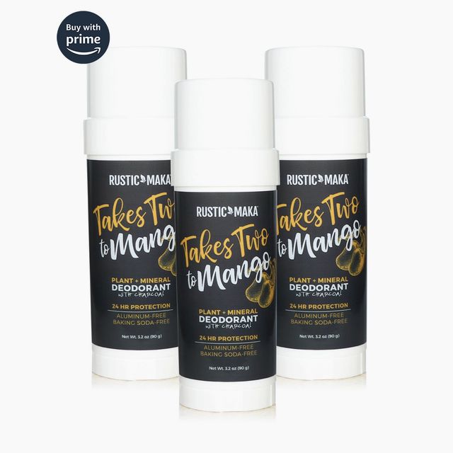TAKES TWO TO MANGO Natural Deodorant 3-Pack