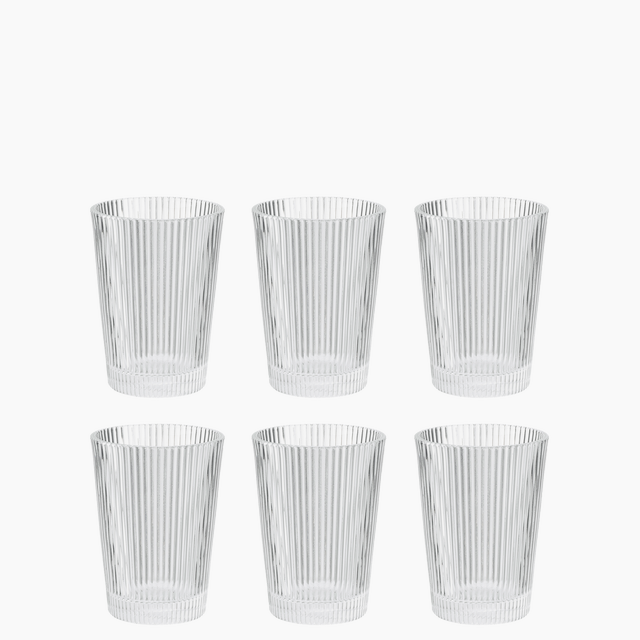 Pilastro drinking glass 8.1 oz 6 Pcs