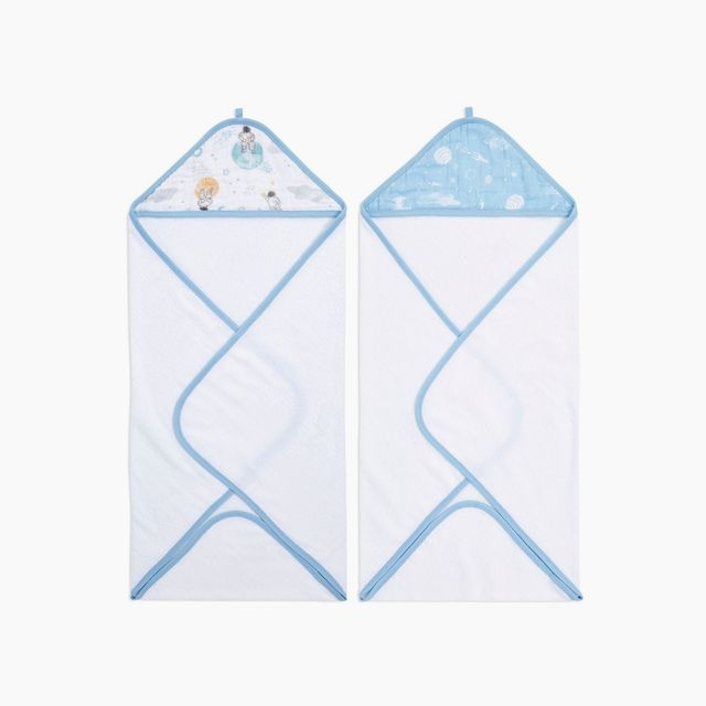 aden + anais Hooded Muslin Towels - 2 Pack