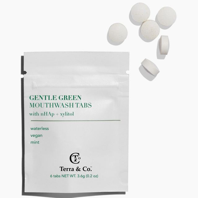 Gentle Green Mouthwash Tabs - 5 Sachet Travel Bundle