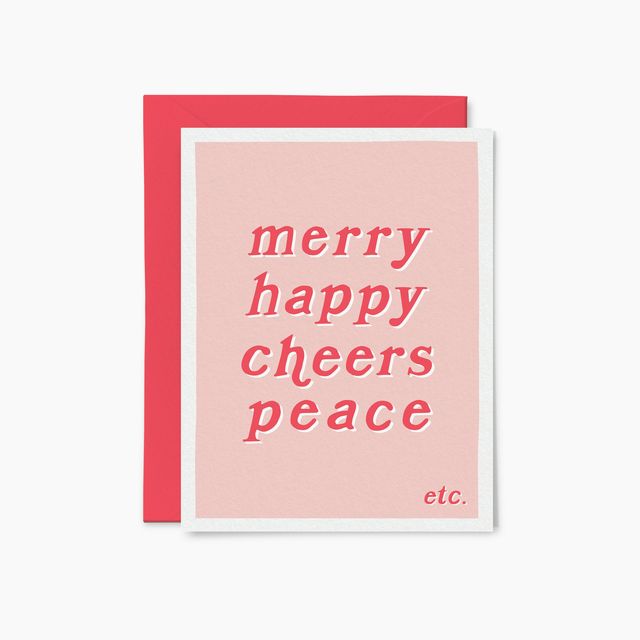 Merry Happy Etc. Holiday Card