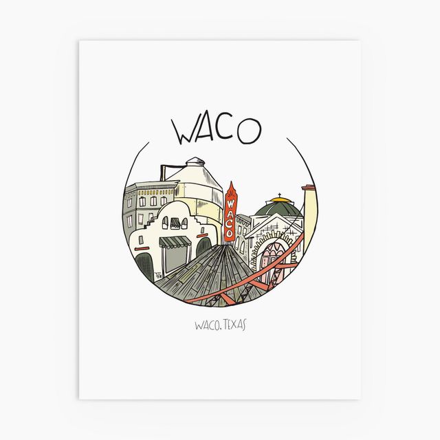 Waco, Texas Art Print