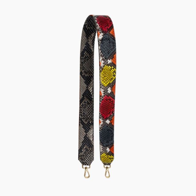 Over Shoulder Strap - Red/Yellow/Natural