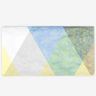 Triangle Moire Clutch Wallet | RFID Protection