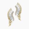 Midi Madeline Earrings Silver / Gold